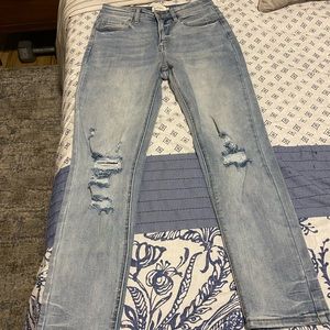 Bohme light wash high rise jeans